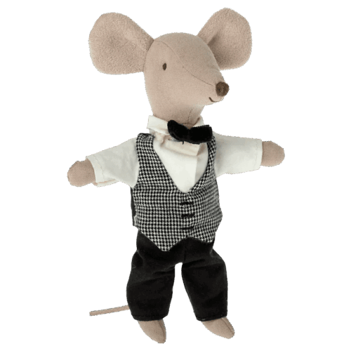 maileg waiter mouse, big brother