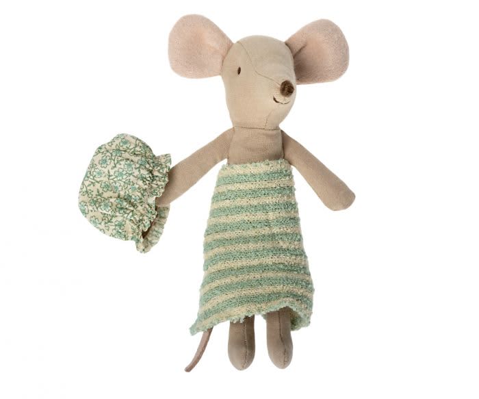 maileg wellness mouse, big sister green