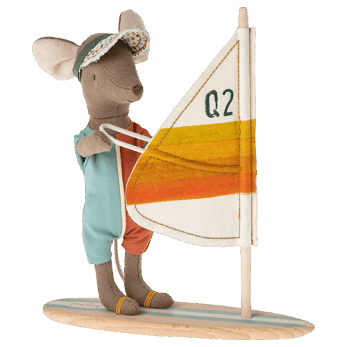 maileg beach mouse, surfer big brother