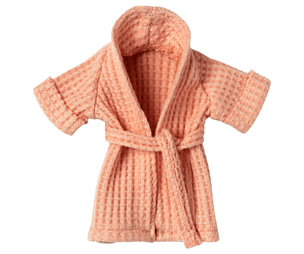 maileg bathrobe, mum mouse coral