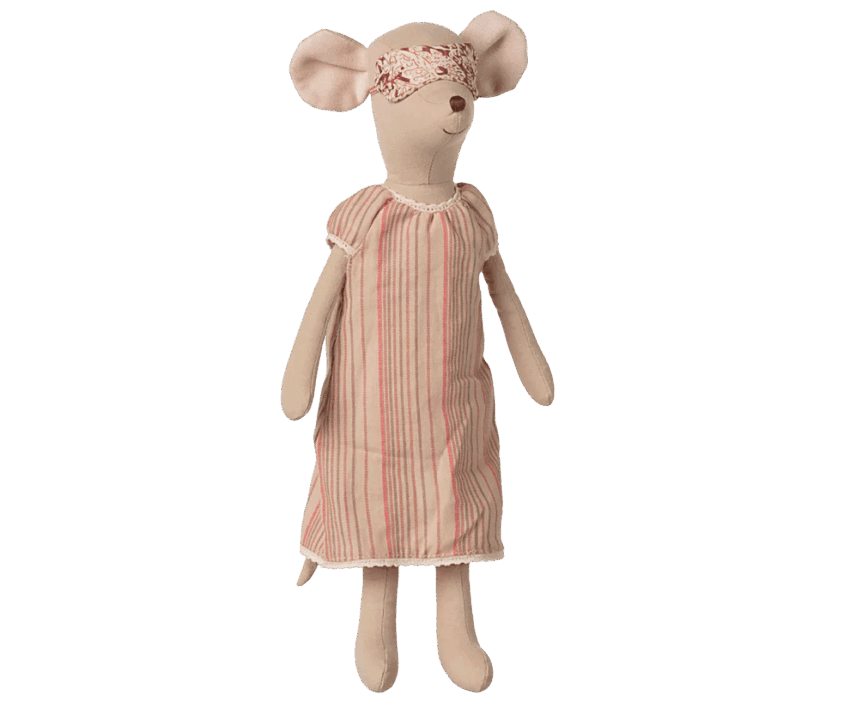 maileg medium mouse, nightgown 33cm