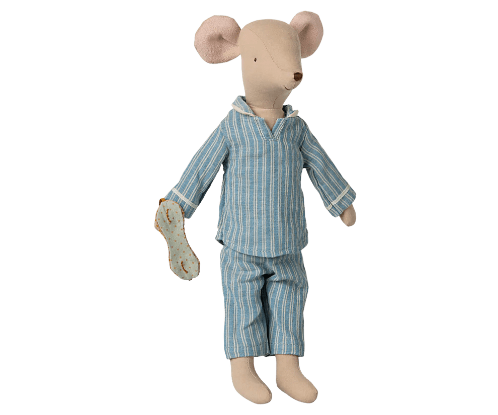 maileg medium mouse, pyjama’s 33cm