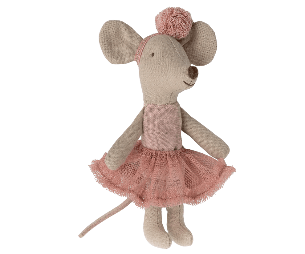 maileg ballerina mouse, little sister rose