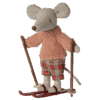 maileg winter mouse with ski set, big sister