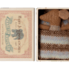 maileg sleepy/wakey baby mouse in matchbox rose