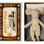 maileg little brother mouse in matchbox