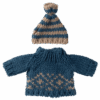 maileg knitted sweater and hat, dad mouse