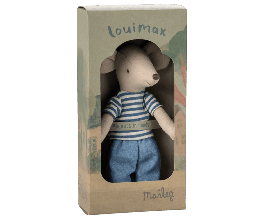 maileg louimax big brother mouse in box