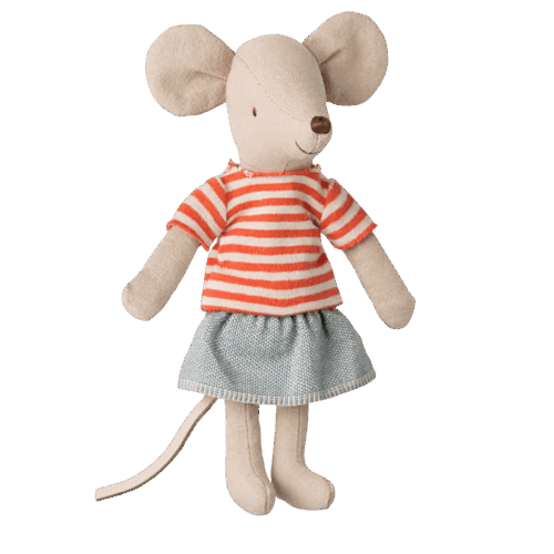 maileg mimie big sister mouse in box