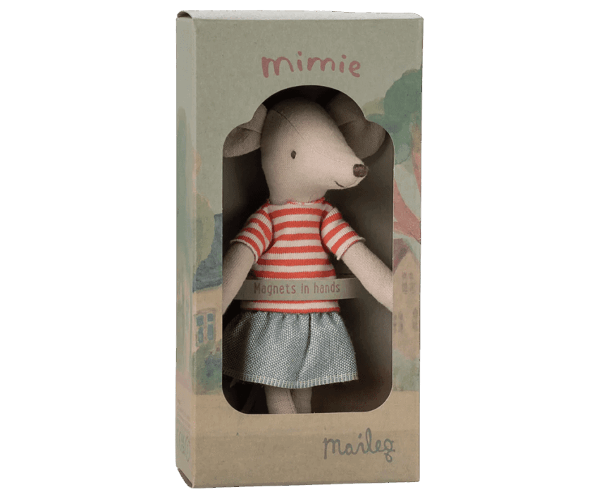 maileg mimie big sister mouse in box