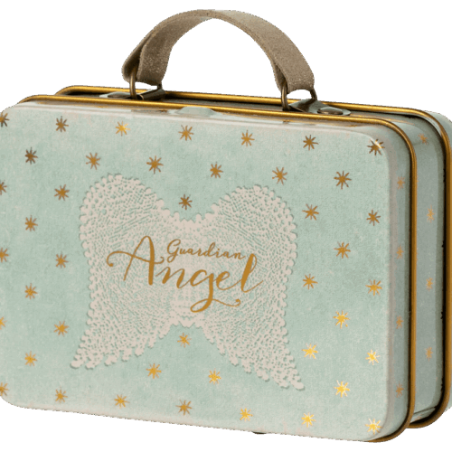 maileg suitcase, metal angel