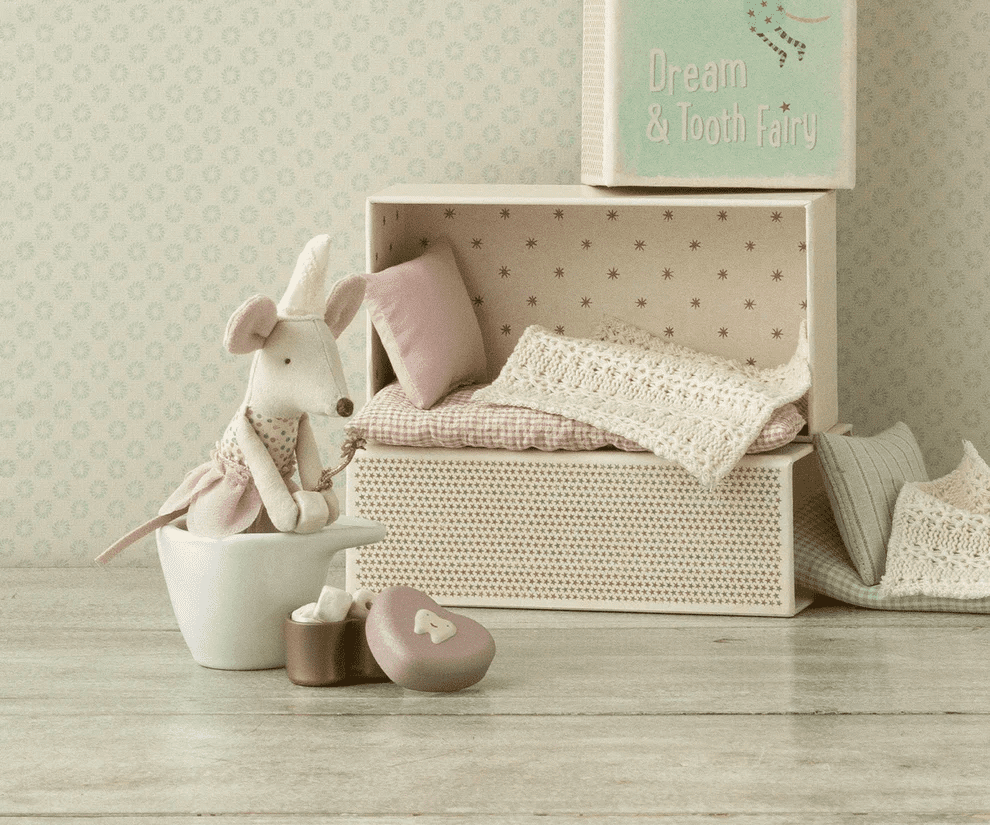 maileg tooth box, small heather