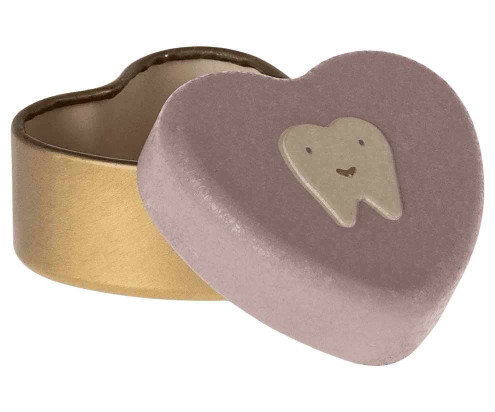maileg tooth box, small heather