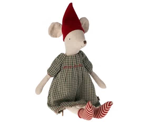 maileg christmas mouse, medium girl 37cm