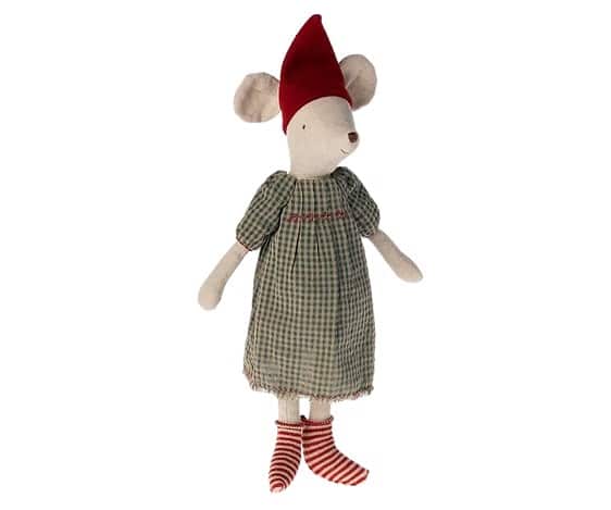 maileg christmas mouse, medium girl 37cm