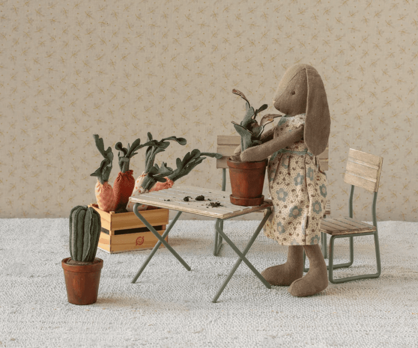 maileg flower pot with cactus, miniature