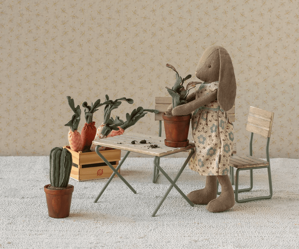 maileg flower pot with cactus, miniature