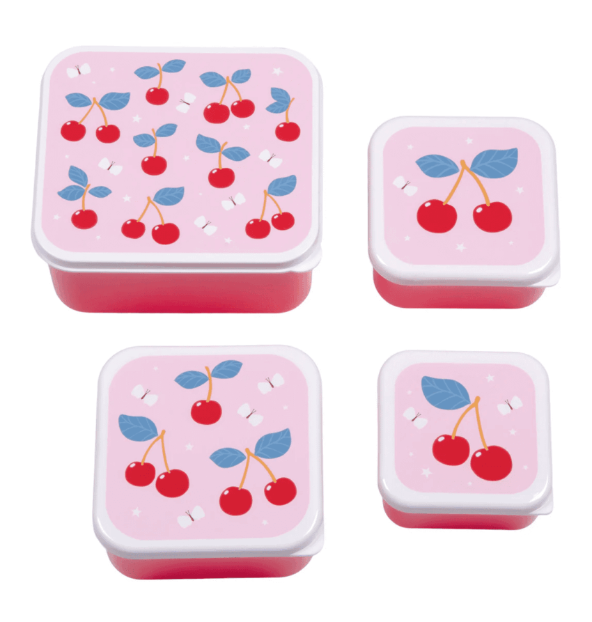 lunch & snack box set kersen