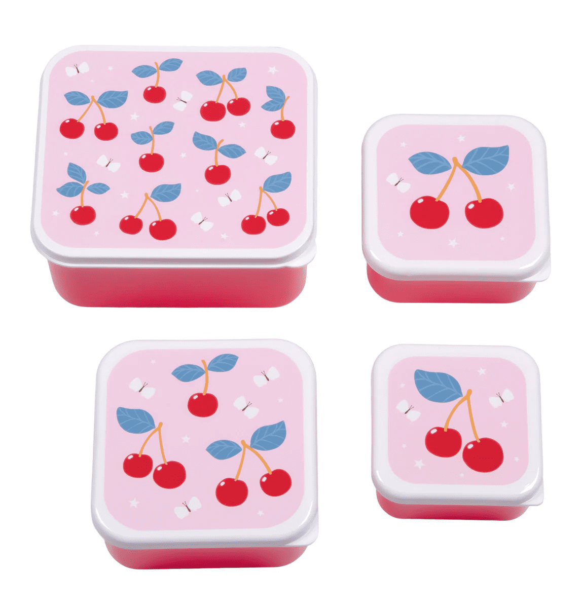 lunch & snack box set kersen