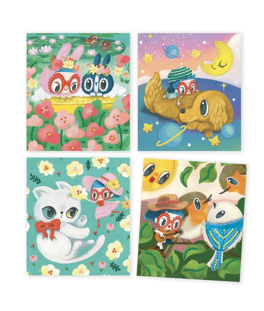 artistic diamond painting mini diamantjes vriendschap
