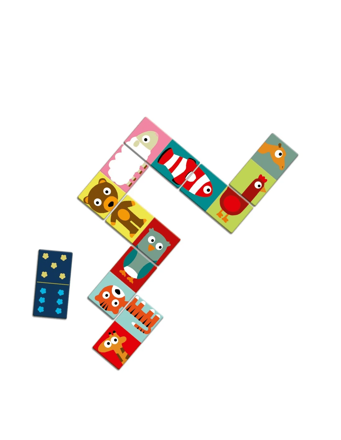djeco domino dieren