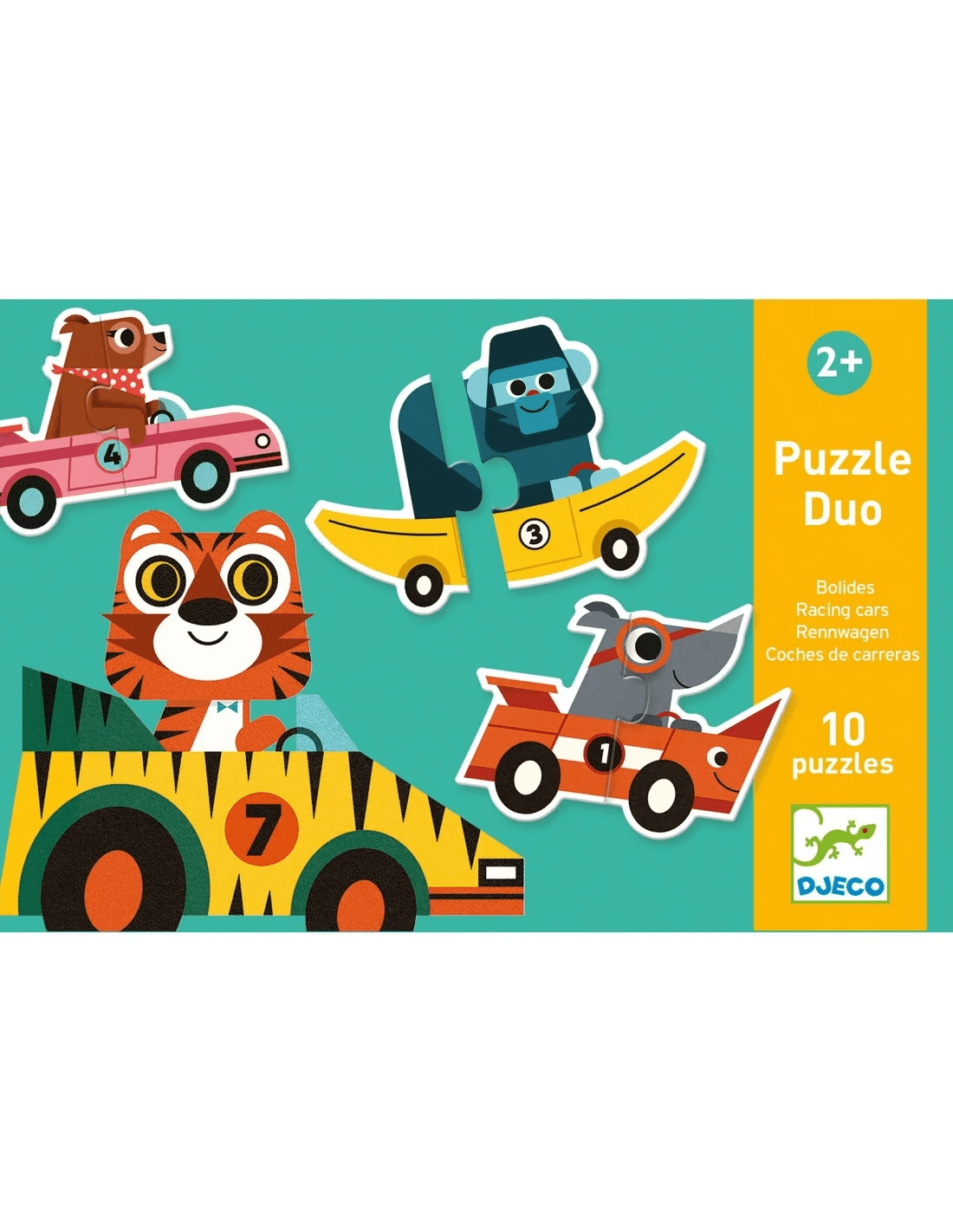 djeco puzzel duo voertuigen