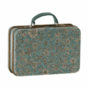 maileg small suitcase, blossom blue