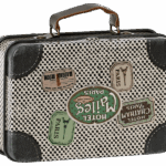 maileg small suitcase, travel off white