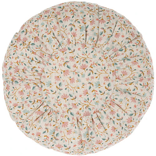 maileg cushion, round small flower 26cm