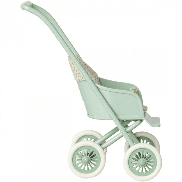 maileg stroller, micro mint