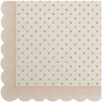 maileg napkin, rose dots