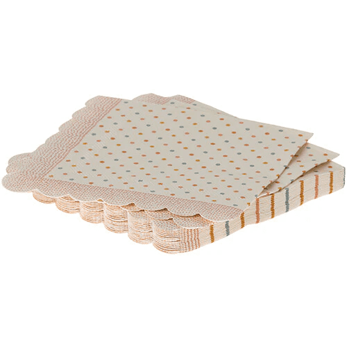 maileg napkin, rose dots