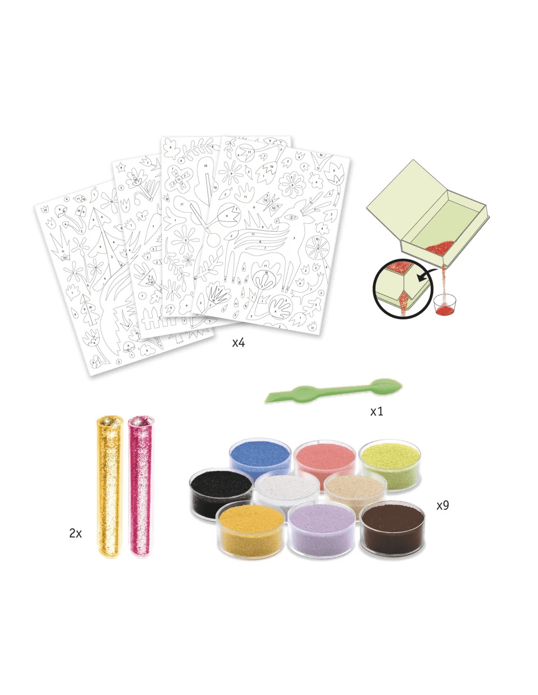 djeco glitter merveilles des bois