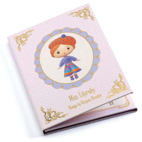 djeco tinyly miss lilyruby stickers herbruikbaar