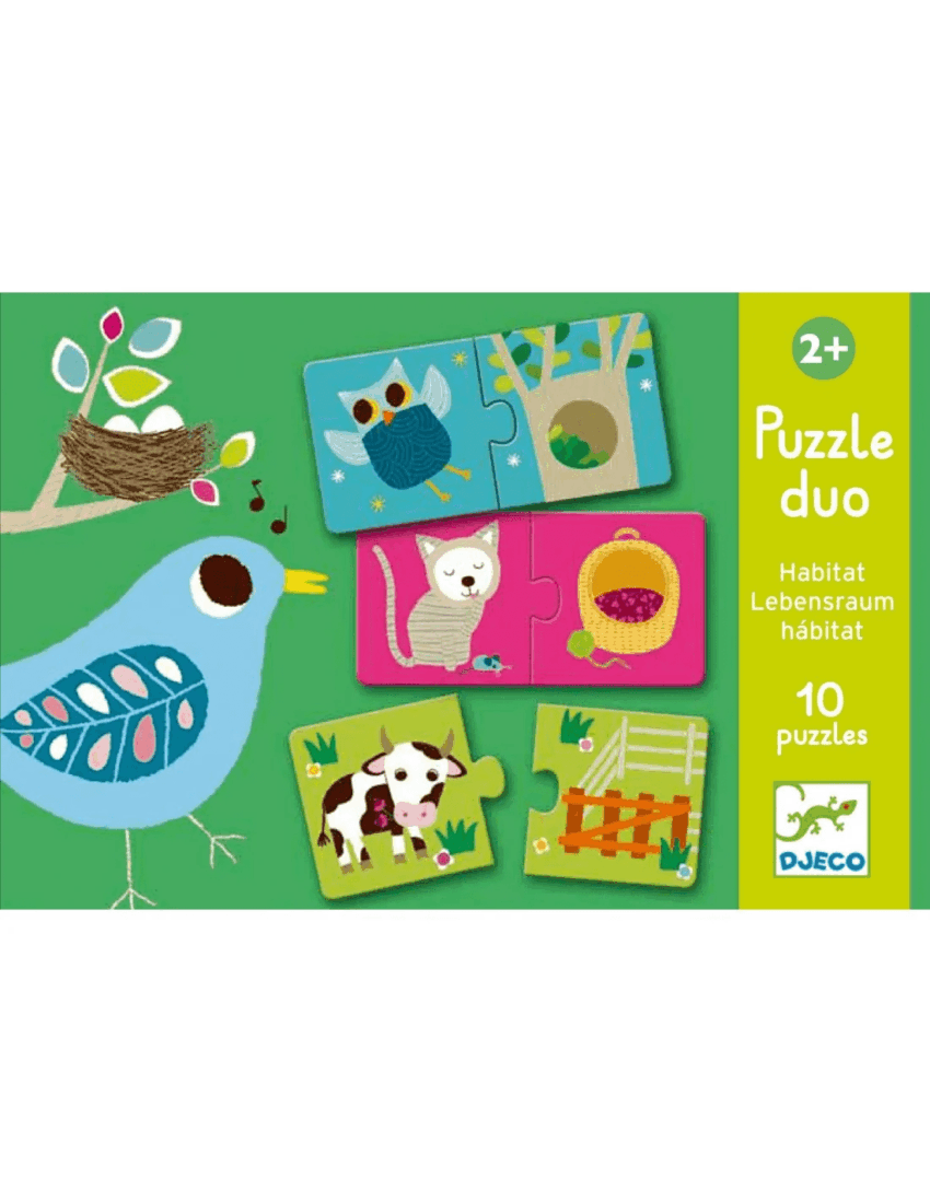 djeco puzzel duo habitat