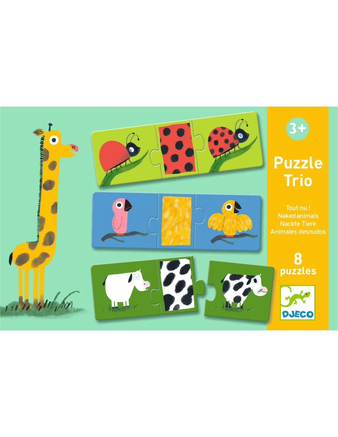 djeco puzzel trio naakte dieren