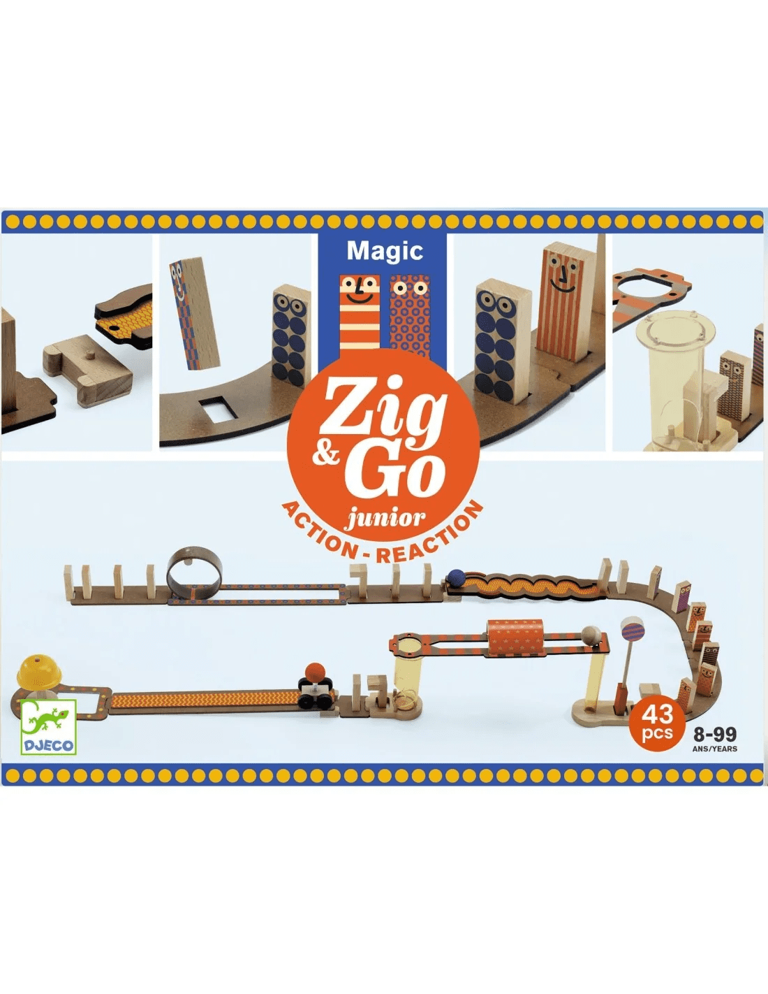 djeco zig & go junior magic 43 pcs