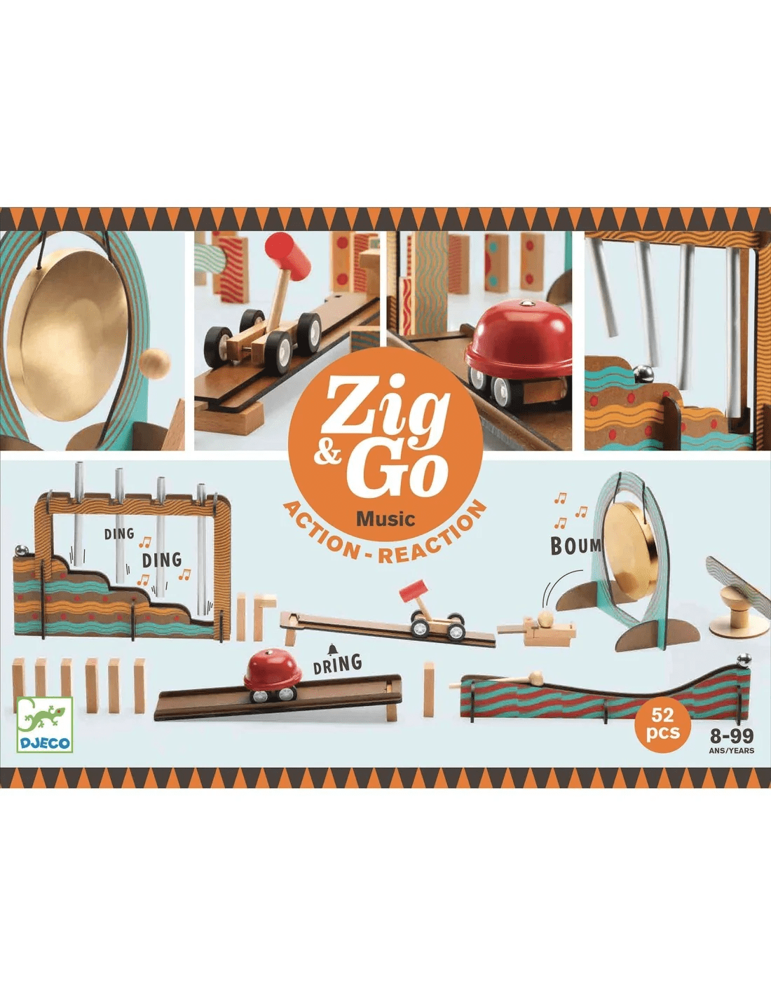 djeco zig & go muziek 52 pcs