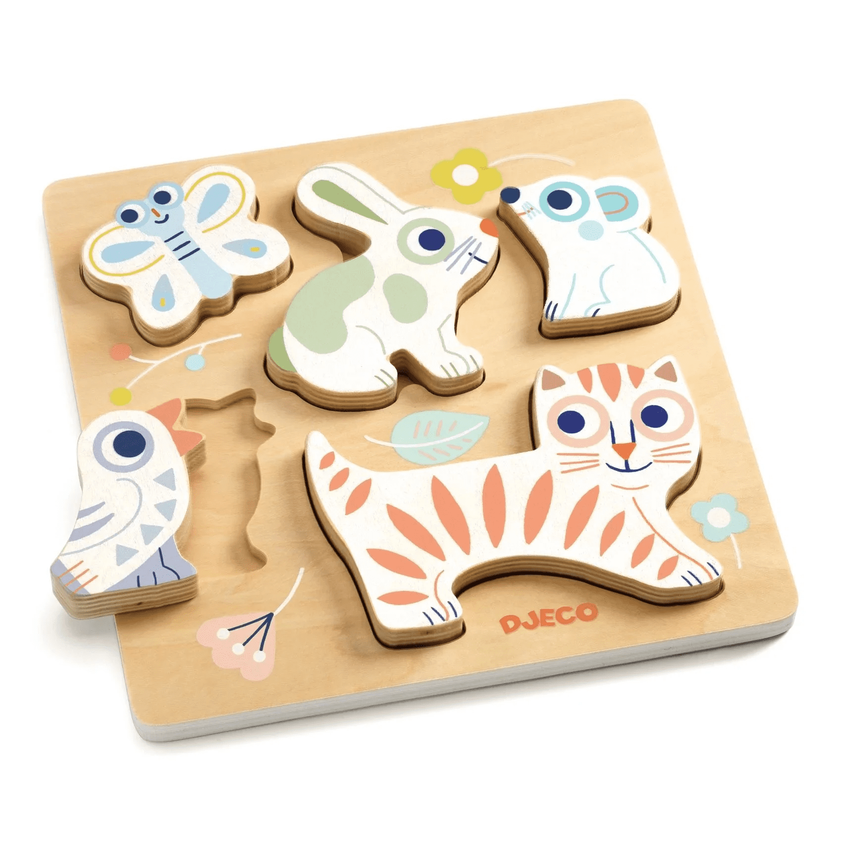 djeco legpuzzel baby dieren