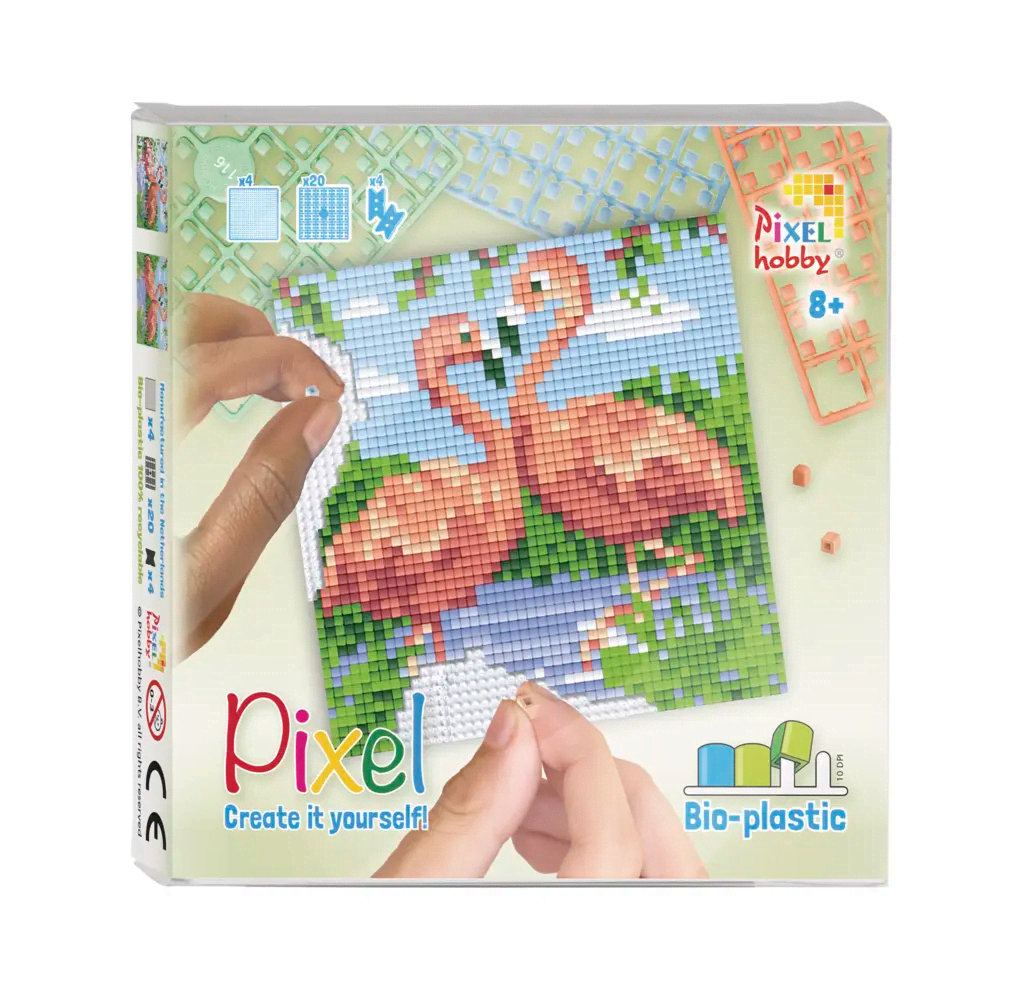 pixelhobby pixel classic flamingo's