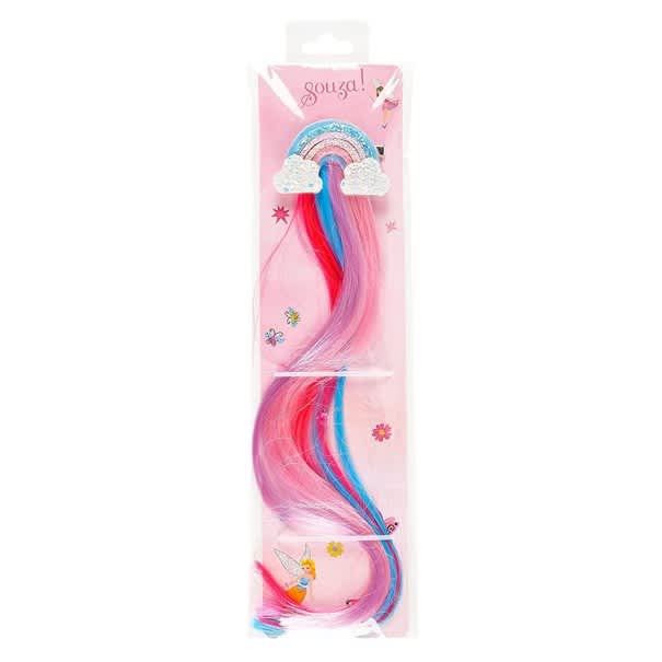 souza! haarklemmetje regenboog roze lila