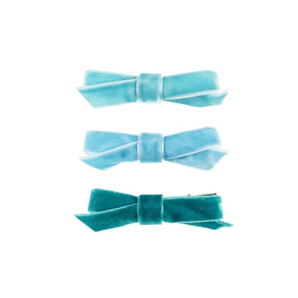 souza! haarklemmetjes larisse strik, blauw 3st