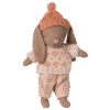 maileg winter bunny, micro brown rose