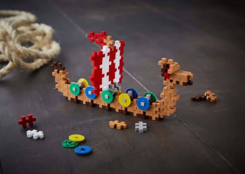 plus plus tube viking ship viking schip 100pc
