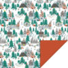 x mas village orange 70cmx3mtr consumentenrol inpakpapier