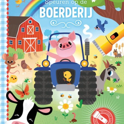 zaklampboek speuren op de boerderij