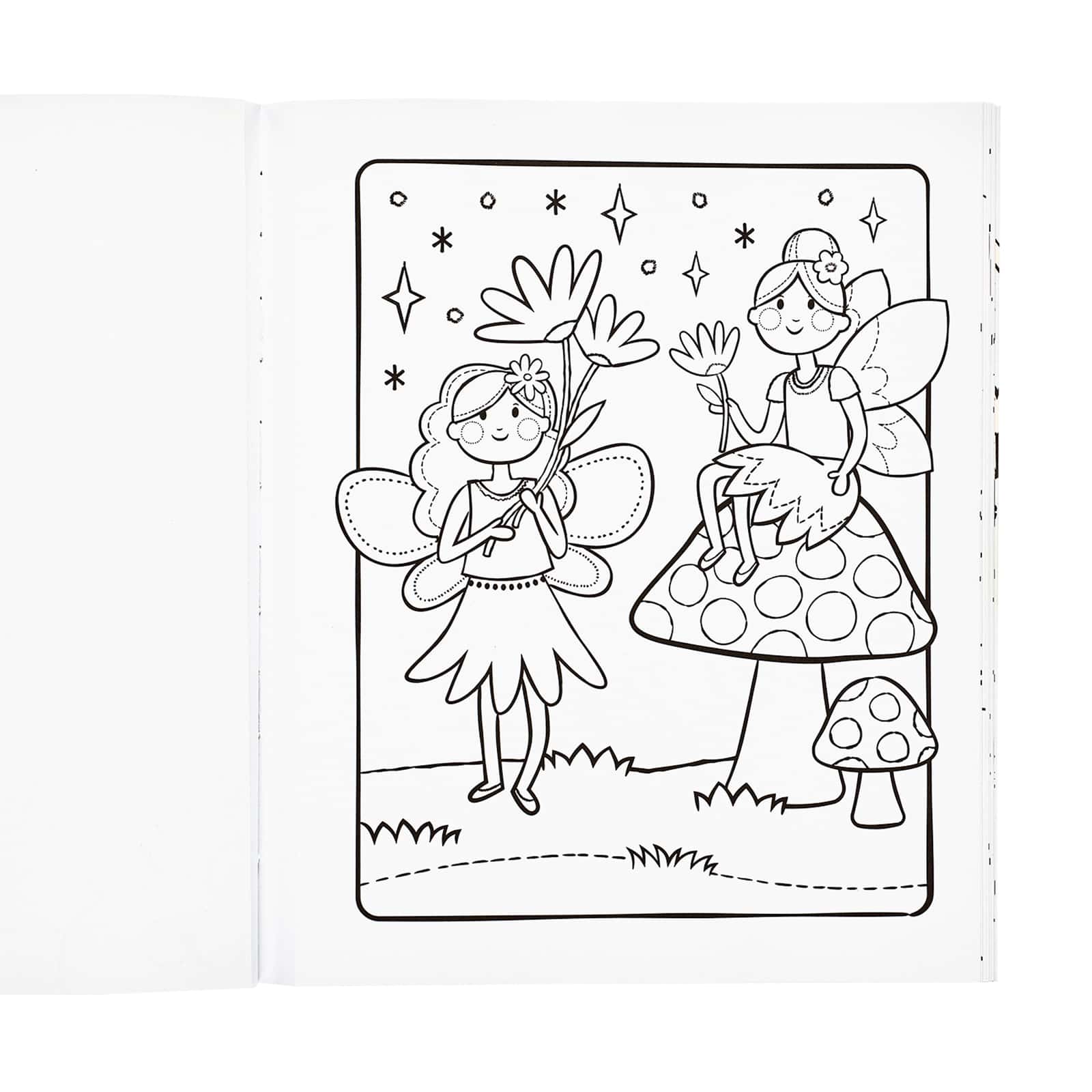 ooly coloring book princesses & fairies