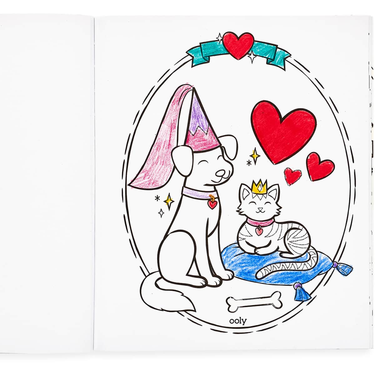 ooly coloring book princesses & fairies