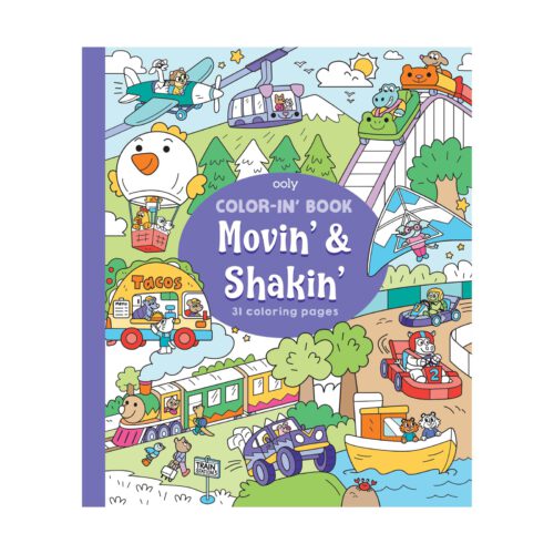ooly coloring book movin' & shakin'
