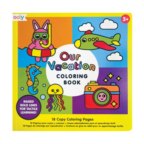 ooly copy coloring book our vacation